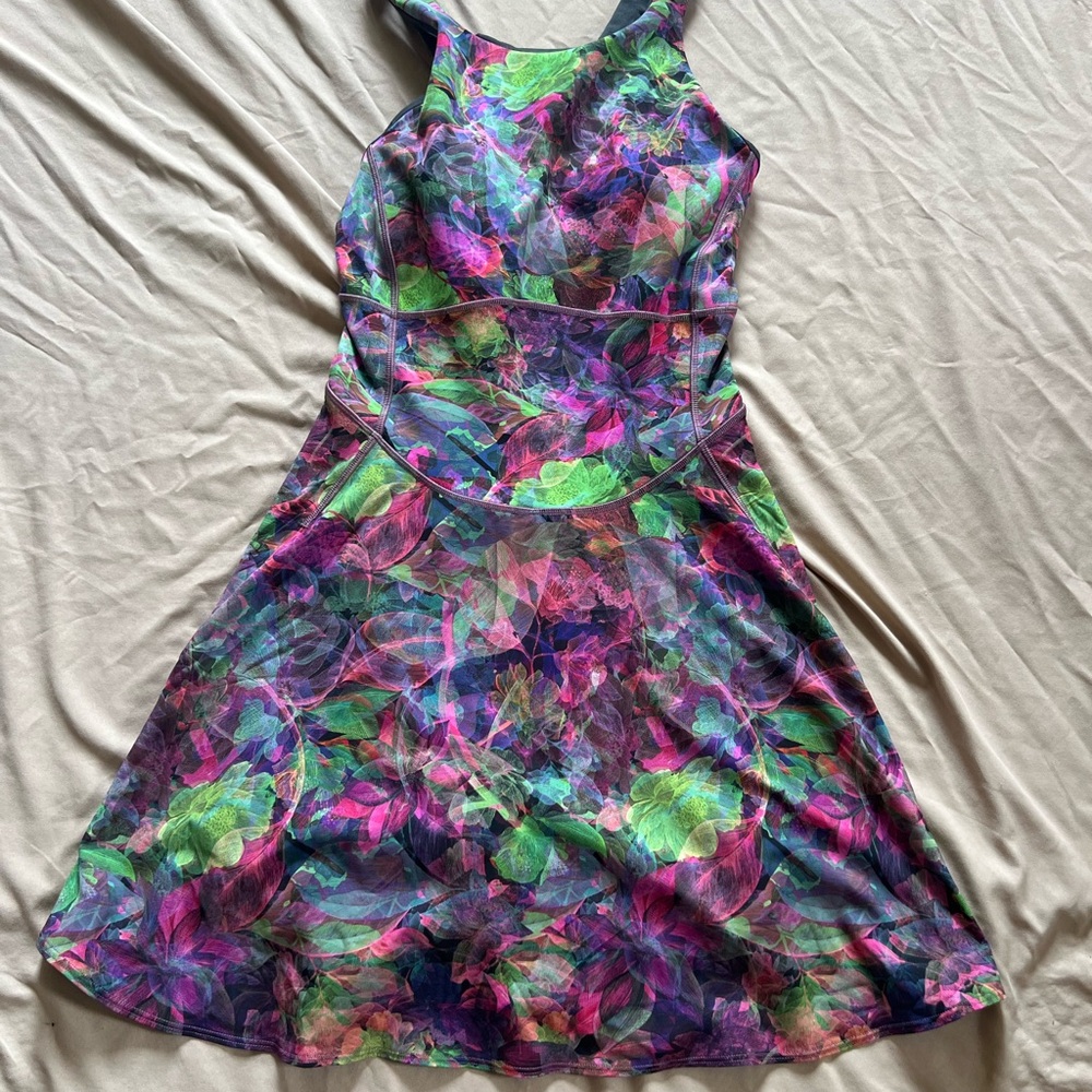 Floral Multicolor Women's Dress